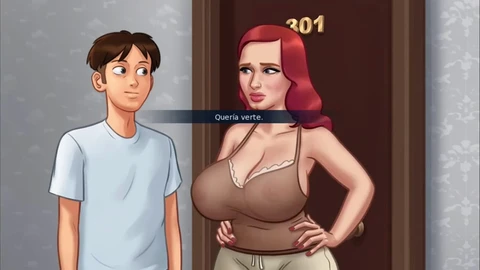 巨乳, ブルネット熟女, プライベート