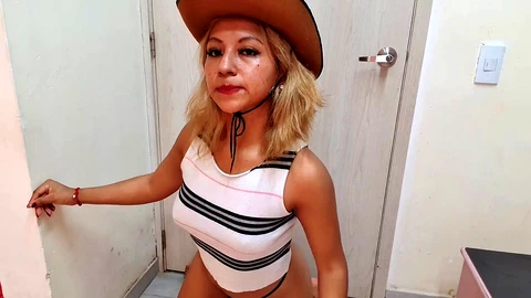 Blonde, towheaded, मुंह से गुदा