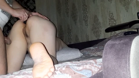 Russian girl, sexwife, anal plug