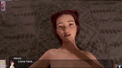 Dessin animé pour adultes avec des jeux en 3D et des aventures sexy de la belle-fille