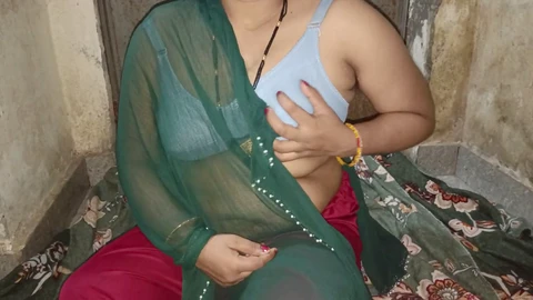 Indian aunty, fun bags, big boobs moms