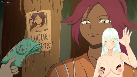 Le avventure di ufficio birichine di Yoruichi: Il capo apprezza le sue impressionanti abilità di deepthroat