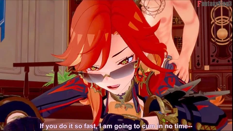 曲线曼妙, 动画, 高潮表情